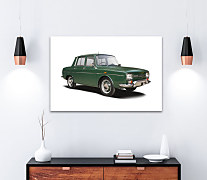 Obraz Zelené autíčko 1497